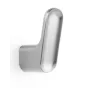 7037017Z23 WIESZAK ŚCIENNY LUV METALOWY - in brushed nickel 17x50mm  (kolor nikiel szczotkowany)