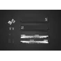 Szuflada AXISPRO, niska H-84mm, 300mm, czarny Szuflada AXISPRO, niska H-84mm, 300mm, czarny