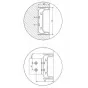 Listwa aluminiowa LED Typ "C", art. 05001635, L-3,5 mb, Czarna C-35