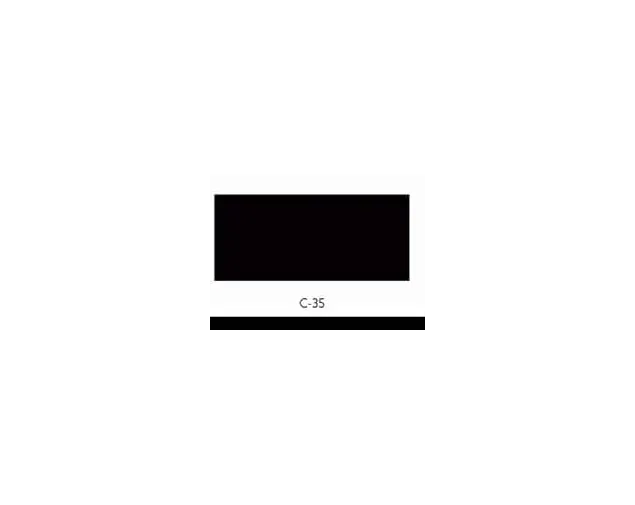 Listwa aluminiowa LED Typ "C", art. 05001635, L-3,5 mb, Czarna C-35