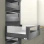 Szuflada MERIVOBOX 500 40kg WYSOKA E WEWNĘTRZNA BOXCOVER + SZKŁO + RELING OG-M ANTRACYT