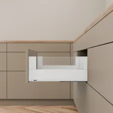 Szuflada MERIVOBOX E 450 40kg WYSOKA + BOXCOVER+SZKŁO SW-M BIAŁA
