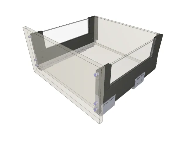 Szuflada MERIVOBOX E 450 40kg WYSOKA + BOXCOVER+SZKŁO OG-M ANTRACYT Szuflada MERIVOBOX E 450 40kg WYSOKA + BOXCOVER+SZKŁO OG-M ANTRACYT