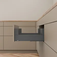 Szuflada MERIVOBOX E 500 40kg WYSOKA + BOXCOVER+SZKŁO OG-M ANTRACYT