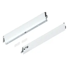 Boki szuflady tandembox L-600, M(83.6 mm), + zaślepki (P+L), biały