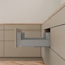 Szuflada MERIVOBOX E 450 40kg WYSOKA + BOXCOVER+SZKŁO IG-M SZARA