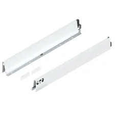 Boki szuflady tandembox L-650, M(83.6 mm)+ zaślepki, wys.83mm, (P+L), biały
