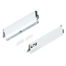 Boki szuflady tandembox L-400, M(83.6 mm),+ zaślepki, wys.83mm, (P+L), biały