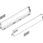 Boki szuflady tandembox L-600, M(83.6 mm) + zaślepki, wys.83mm, (P+L), srebrny/szary