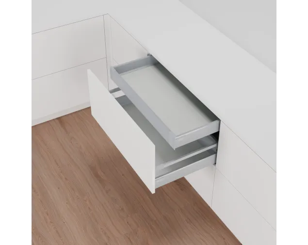 Szuflada wewnętrzna TandemBox Antaro 450mm - niska wys. M, szara Szuflada wewnętrzna TandemBox Antaro 450mm - niska wys. M, szara