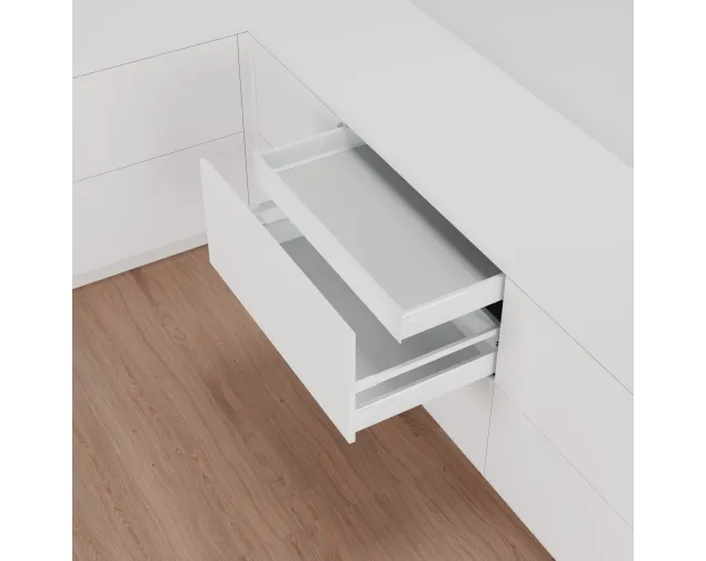 Szuflada wewnętrzna TandemBox Antaro 500mm - niska wys. M, biała Szuflada wewnętrzna TandemBox Antaro 500mm - niska wys. M, biała