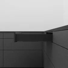 SZUFLADA LEGRABOX PURE, 500MM - NISKA, WYS. M(90,5 mm), Czarna