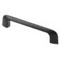 Uchwyt meblowy MILANO, 128mm, czarny mat Uchwyt meblowy MILANO, 128mm, czarny mat