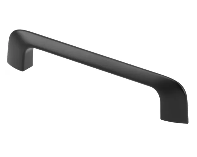 Uchwyt meblowy MILANO, 128mm, czarny mat Uchwyt meblowy MILANO, 128mm, czarny mat