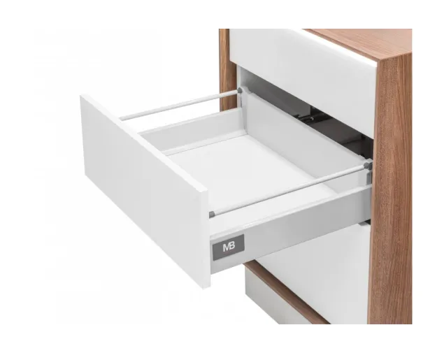 ModernBox, szuflada podpiekarnikowa H68 mm, 500 mm, srebrny ModernBox, szuflada podpiekarnikowa H68 mm, 500 mm, srebrny