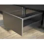 Szuflada ModernBox Pro, Wysoka H199, 500 mm, Antracyt
