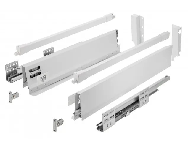 Szuflada ModernBox Pro, Średnia H135, 500 mm, biała Szuflada ModernBox Pro, Średnia H135, 500 mm, biała