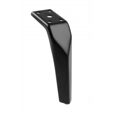 Nóżka meblowa GTV FORM, H-150 mm, stal, czarny mat