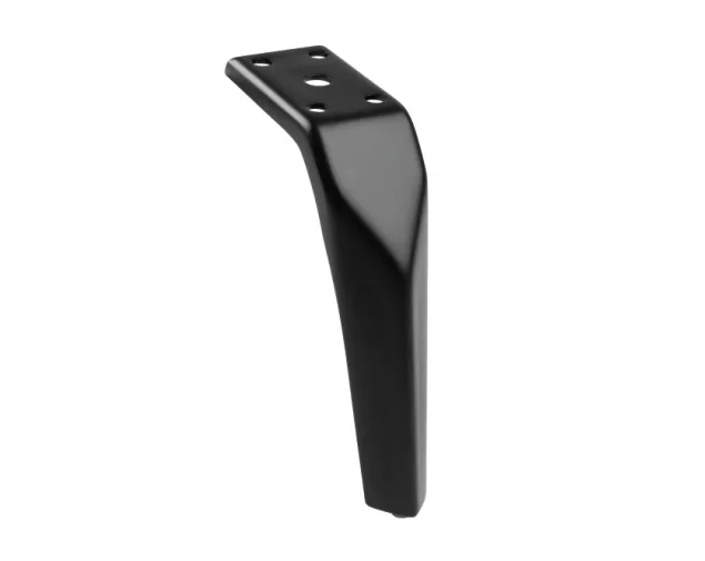 Nóżka meblowa GTV FORM, H-150 mm, stal, czarny mat Nóżka meblowa GTV FORM, H-150 mm, stal, czarny mat