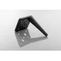 Nóżka meblowa GTV SQUARE, H-150 mm, stal, czarny mat Nóżka meblowa GTV SQUARE, H-150 mm, stal, czarny mat