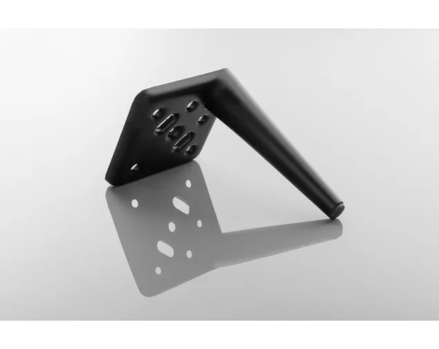 Nóżka meblowa GTV SQUARE, H-150 mm, stal, czarny mat Nóżka meblowa GTV SQUARE, H-150 mm, stal, czarny mat