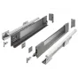 Szuflada AXISPRO, niska H-84mm, 400mm, antracyt, (szklane boki) Szuflada AXISPRO, niska H-84mm, 400mm, antracyt, (szklane boki)