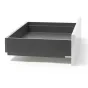 Zestaw - Szuflada dwuścienna LineaBox, 400mm, wys.104mm, Titanium