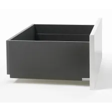 Zestaw - Szuflada dwuścienna, wysoka LineaBox, 350mm, wys.180mm, Titanium