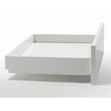 Zestaw - Szuflada podpiekarnikowa, dwuścienna LineaBox, 450mm, wys.77mm, Biała
