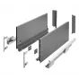 Szuflada AXISPRO, wysoka H-199mm, 450mm, antracyt Szuflada AXISPRO, wysoka H-199mm, 450mm, antracyt