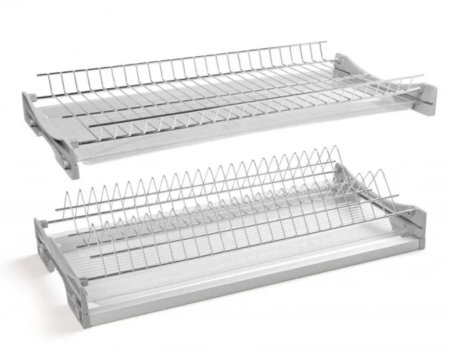 Ociekarka GTV BASIC 3, dwupoziomowa, szafka 900, do płyty 16-18 mm, 2x tacka, chrom Ociekarka GTV BASIC 3, dwupoziomowa, szafka 900, do płyty 16-18 mm, 2x tacka, chrom