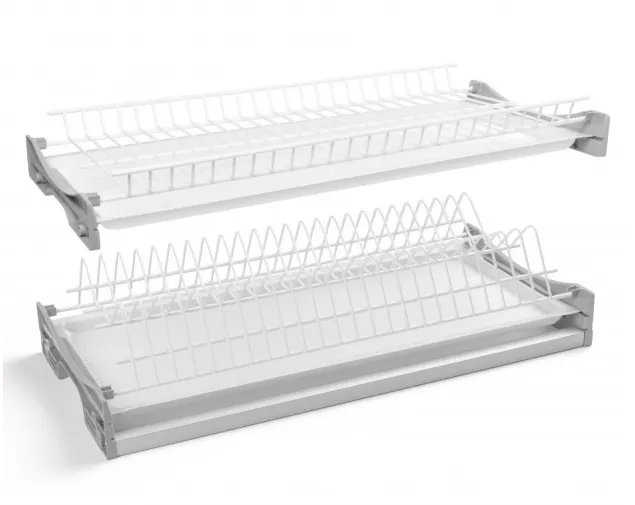 Ociekarka GTV BASIC 3, dwupoziomowa, szafka 600, do płyty 16-18 mm, 2x tacka, biały Ociekarka GTV BASIC 3, dwupoziomowa, szafka 600, do płyty 16-18 mm, 2x tacka, biały