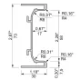 Listwa aluminiowa Typ "C", art. 05000135, L-3,5 mb, Czarna C-35 Listwa aluminiowa Typ "C", art. 05000135, L-3,5 mb, Czarna C-35