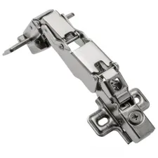 Zawias GTV HCKT, 165°, nakładany, kątowy, H0, cichy domyk, two way, prowadnik, clip-on, bez euro, ZM-HCKT165BE-S