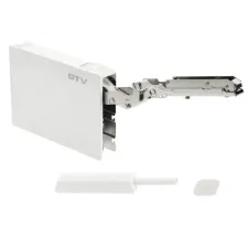 Podnośnik GTV HORIZON, P2O, PUSH TO OPEN, bardzo mocny, front 400-650 mm, 8-12 kg, siła 3500-5250, biały
