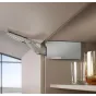 ZESTAW AVENTOS HK-TOP SIŁ.22K2500 WSP. 930-2800 PŁYTA, zaślepka jasnoszara/inox