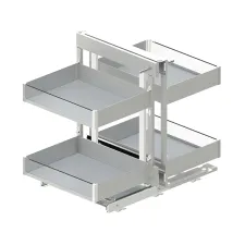 CARGO Corner Comfort Linia Maxima PURO 1000 mm LEWY MET/SZKŁO BIAŁY MAT (NA ZAM&Oacute;WIENIE)
