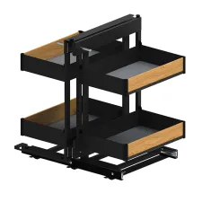 CARGO Corner Comfort Linia Maxima PURO 800 mm PRAWY MET/DREWNO CZARNY MAT/DĄB (NA ZAM&Oacute;WIENIE)
