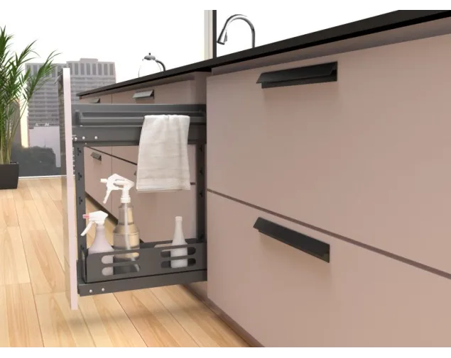 STELAŻ CARGO MINI BOCZNE BIAŁY PRESTIGE SUPREME NA P&Oacute;ŁKI BOX, 640 MM, LEWA (NA ZAM&Oacute;WIENIE)