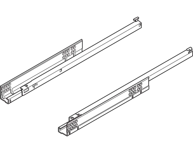 PROWADNICA TANDEM częściowy wysuw, 30 kg, NL-600 mm, 550H6000B+BLUMOTION PROWADNICA TANDEM częściowy wysuw, 30 kg, NL-600 mm, 550H6000B+BLUMOTION