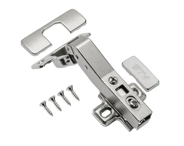 Zawias HCKT PRESTIGE nakładany, kątowy, 45°, H0, cichy domyk, clip-on, ZM-HCKT45-BE-S Zawias HCKT PRESTIGE nakładany, kątowy, 45°, H0, cichy domyk, clip-on, ZM-HCKT45-BE-S