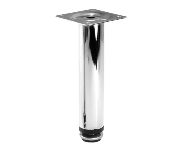 Nóżka regulowana,metalowa H-150, chrom Nóżka regulowana,metalowa H-150, chrom