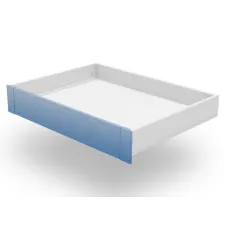 Zestaw do szuflady wewnętrznej AXIS PRO, niskiej H84mm, panel + złączki, Biały