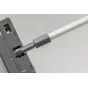 Poprzeczka GTV AXIS PRO synchronizująca, do push to open, 1200 mm, + mocowania 2 kpl.