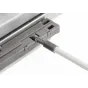 Poprzeczka GTV AXIS PRO synchronizująca, do push to open, 1200 mm, + mocowania 2 kpl.