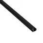 Profil LED nawierzchniowy Line Mini, Czarny, 2mb, klosz czarny Profil LED nawierzchniowy Line Mini, Czarny, 2mb, klosz czarny