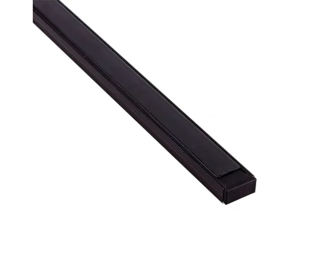 Profil LED nawierzchniowy Line Mini, Czarny, 2mb, klosz czarny Profil LED nawierzchniowy Line Mini, Czarny, 2mb, klosz czarny