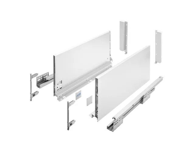 Szuflada AXISPRO, wysoka H-199mm, 250mm, biała Szuflada AXISPRO, wysoka H-199mm, 250mm, biała