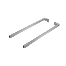 Reling wzdłużny kwadratowy do szuflad AXIS PRO, 550 mm, Szary