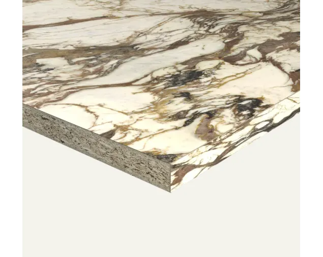 Blat Ultra Plus, Ivory Marble PK9086 SG, wym. 4100x950x28mm 2L (na zamówienie) Blat Ultra Plus, Ivory Marble PK9086 SG, wym. 4100x950x28mm 2L (na zamówienie)